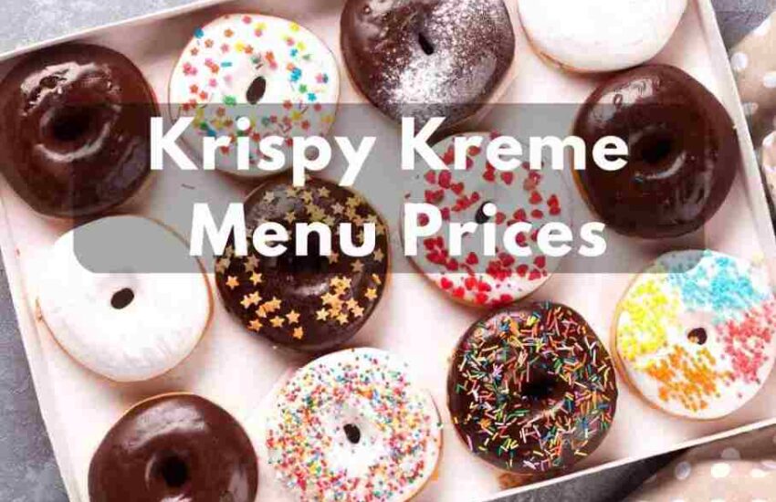 Krispy Kreme menu prices