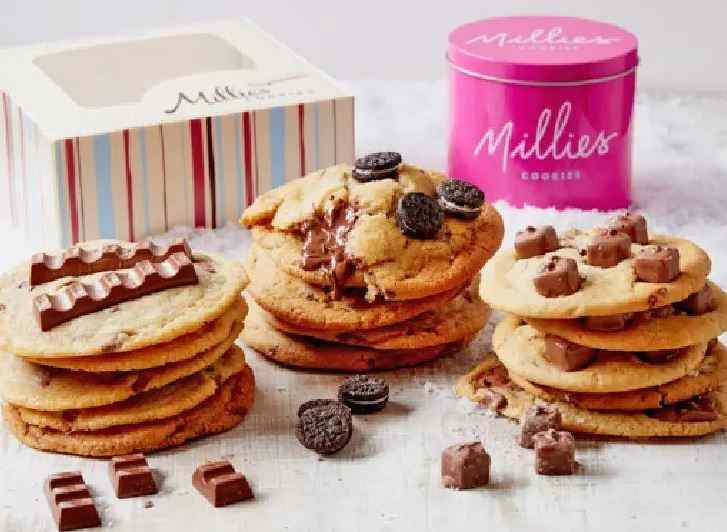 Millie’s Cookies Menu