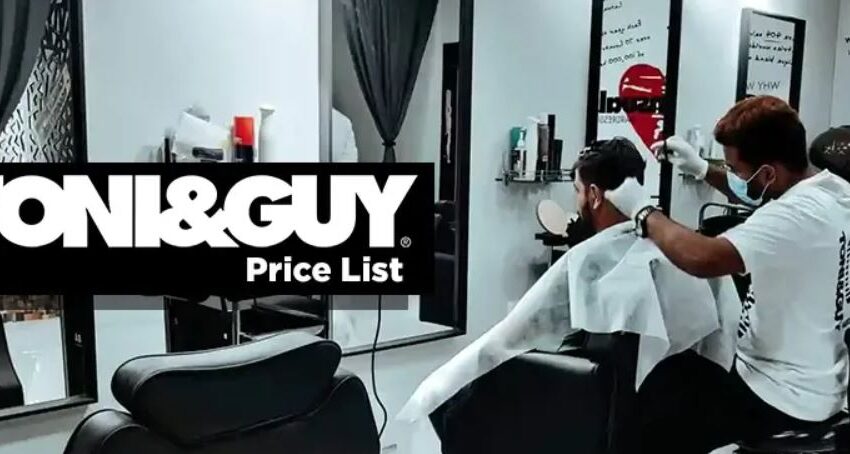 Toni And Guy Prices