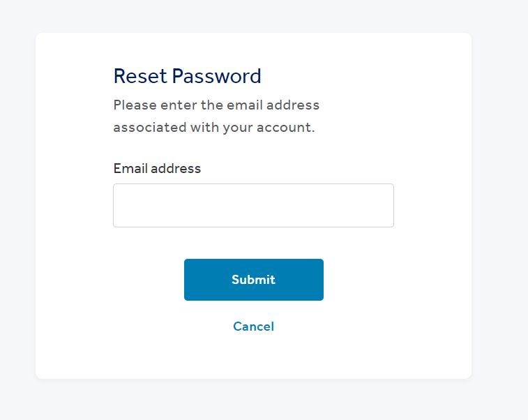 Banner Health Patient Portal– Reset Password