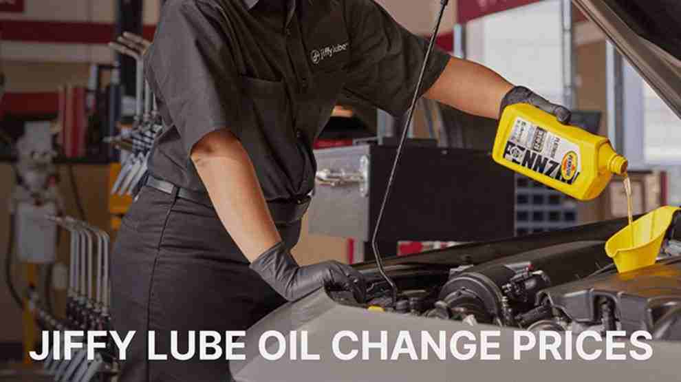 Jiffy Lube Oil Change Prices